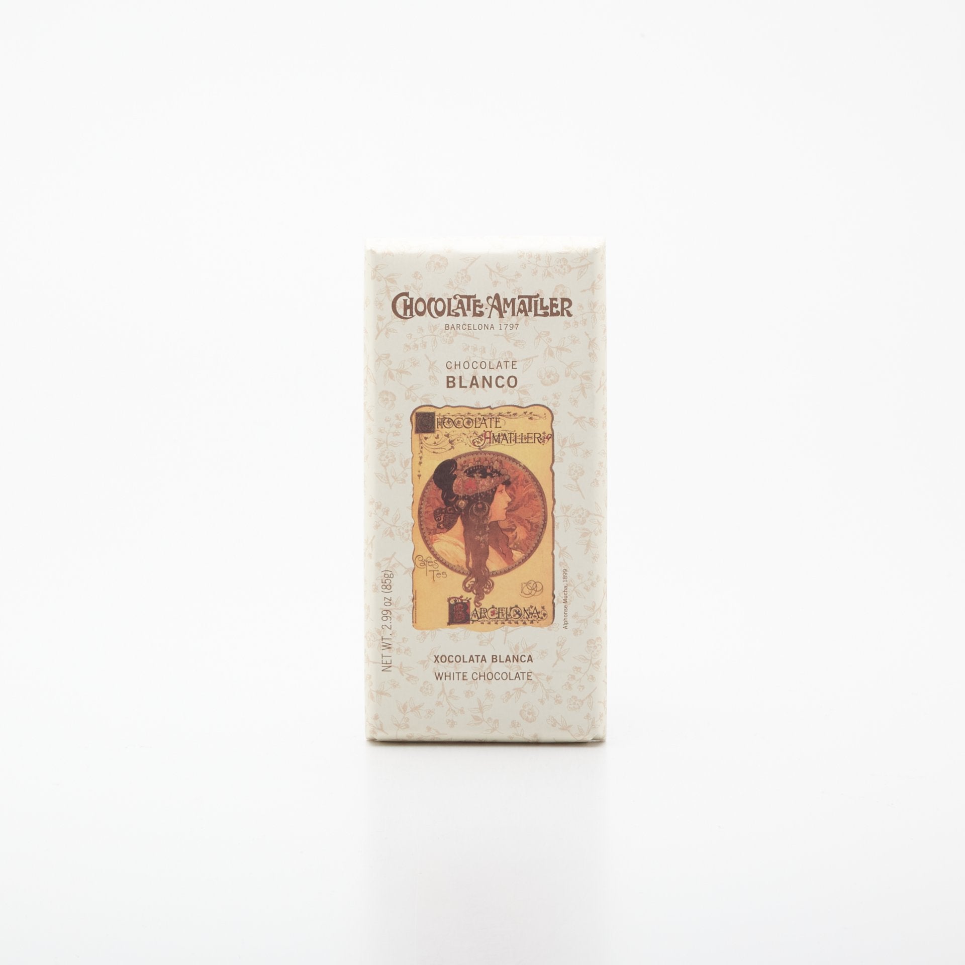 Amatller biela čokoláda 85g.