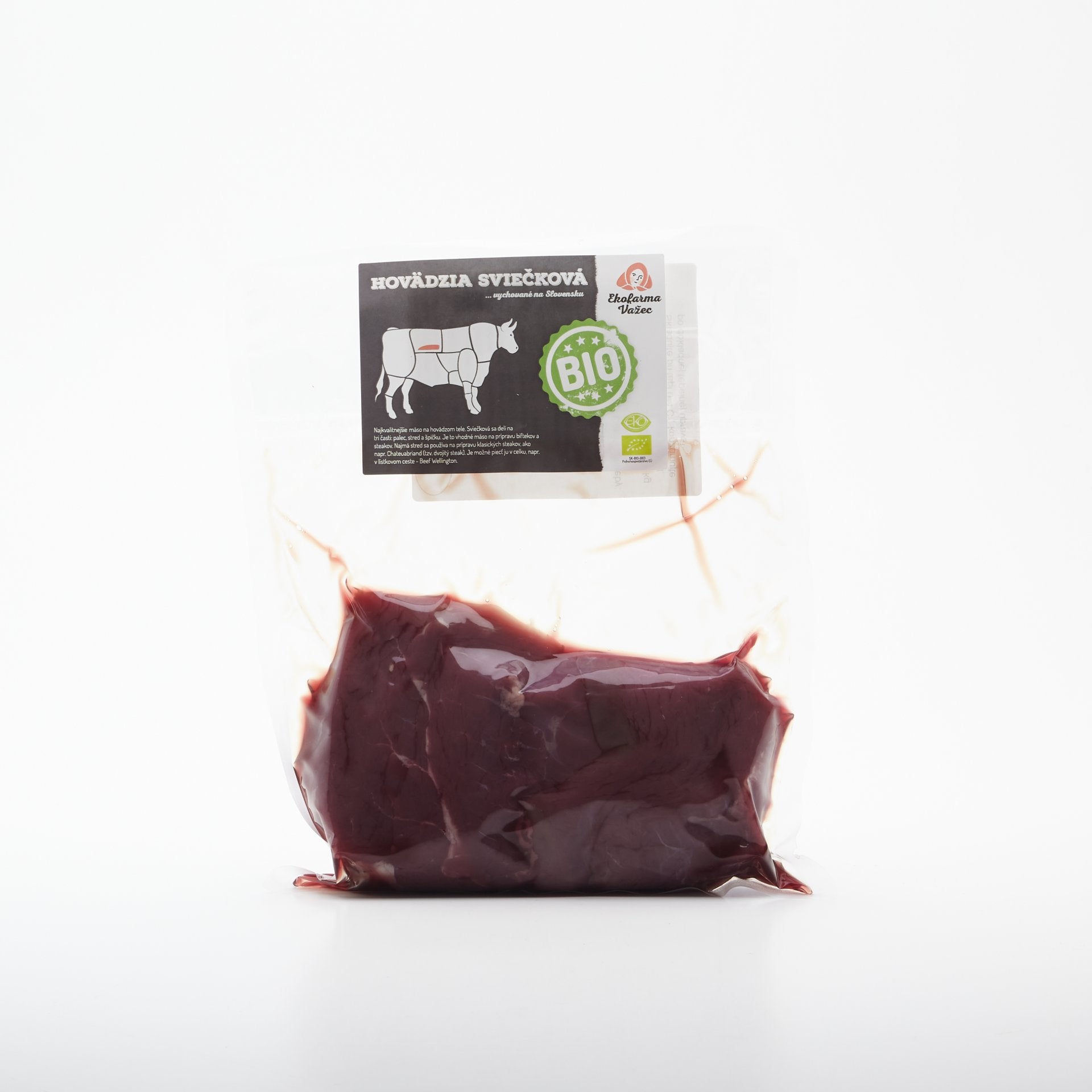 BIO Hovädzia sviečková. 100g