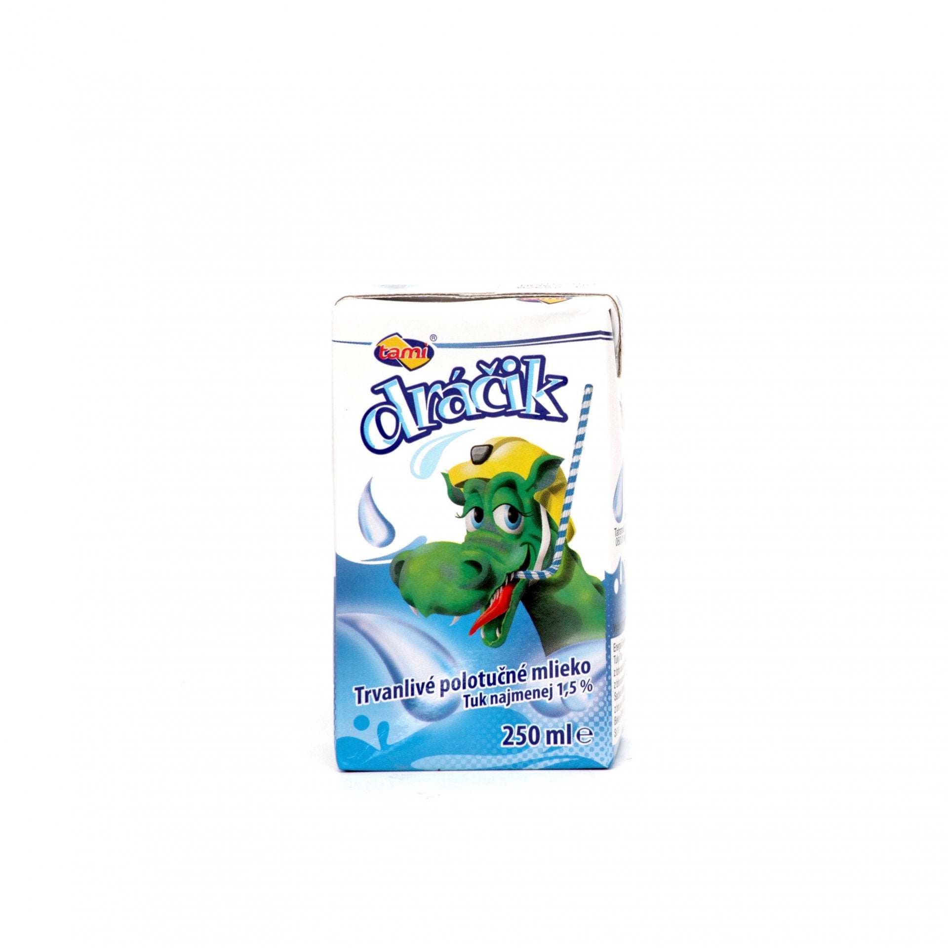 Dráčik trvanlivé mlieko polotučné 250ml.