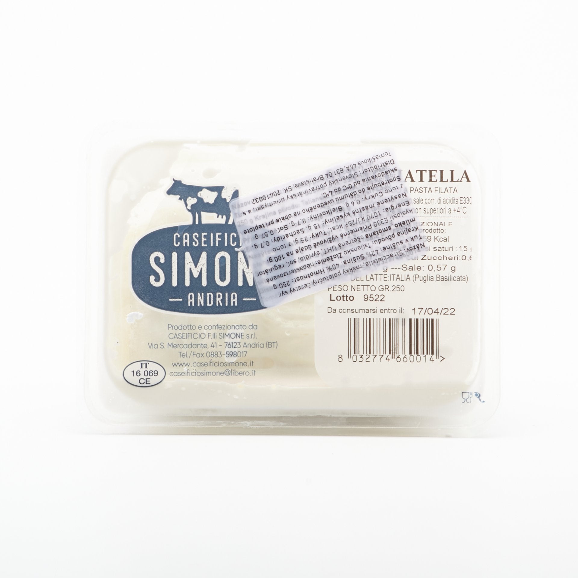 Fior di latte 250g.