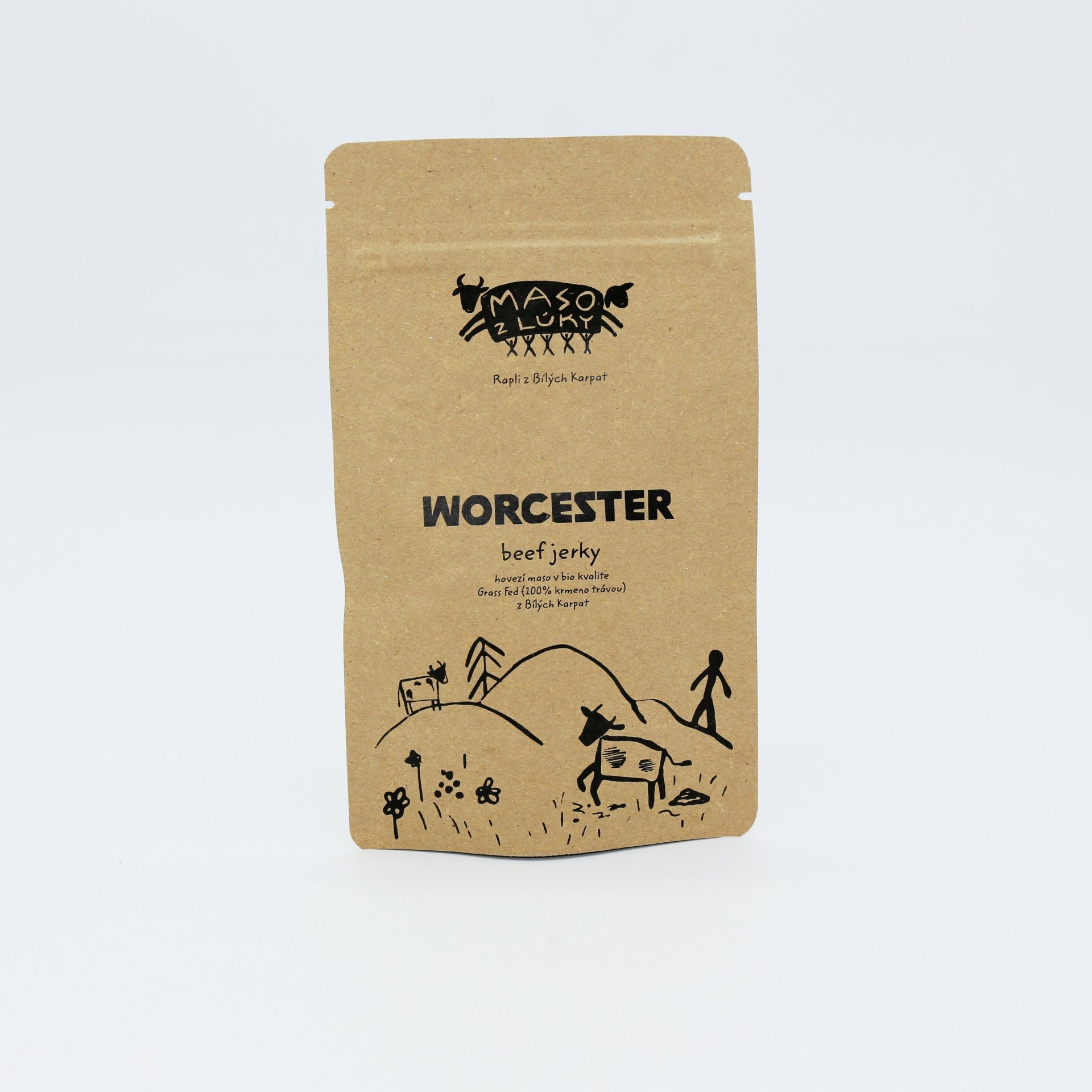 Hovädzie Jerky worcester 25g.