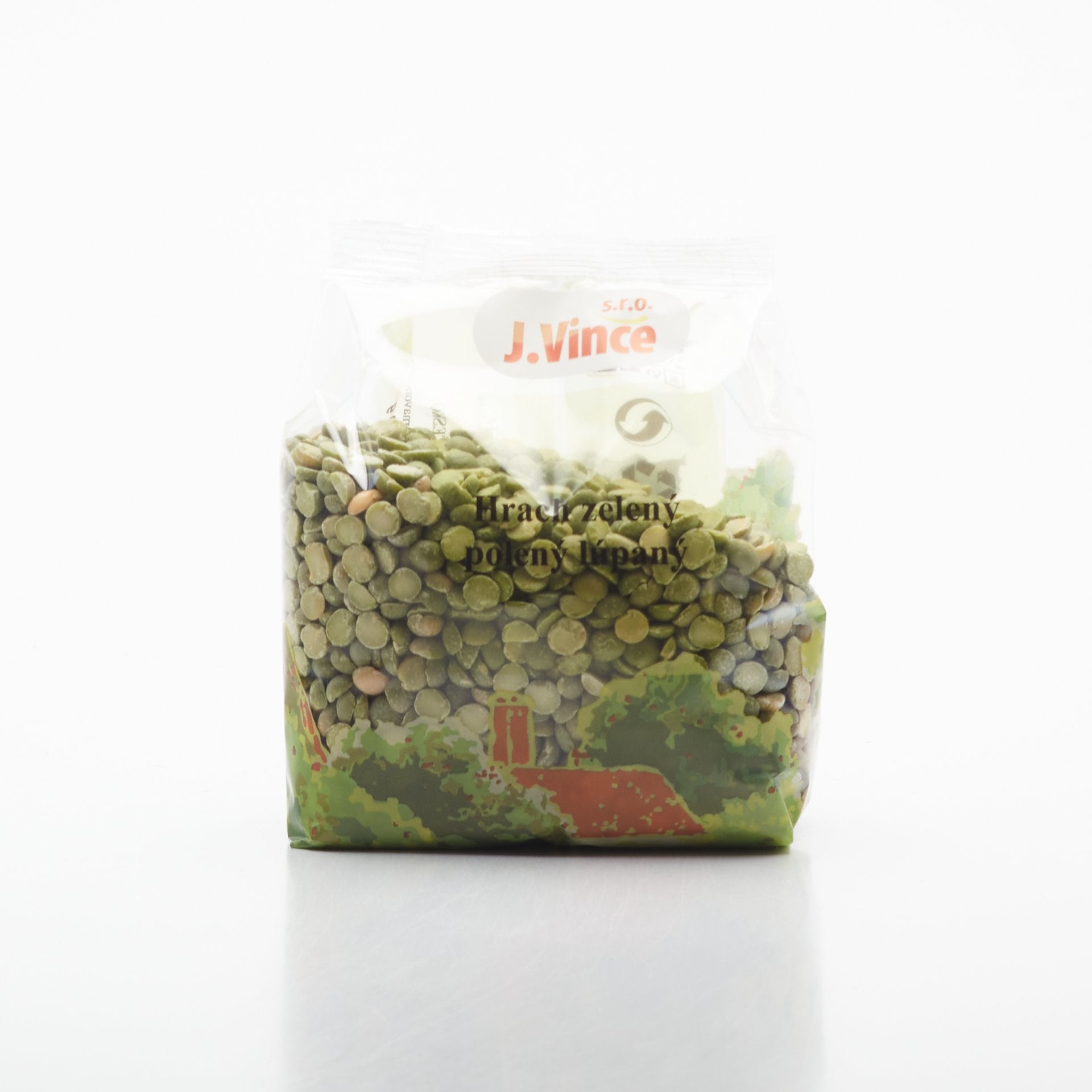 Hrach zelený polený lúpaný 400g.