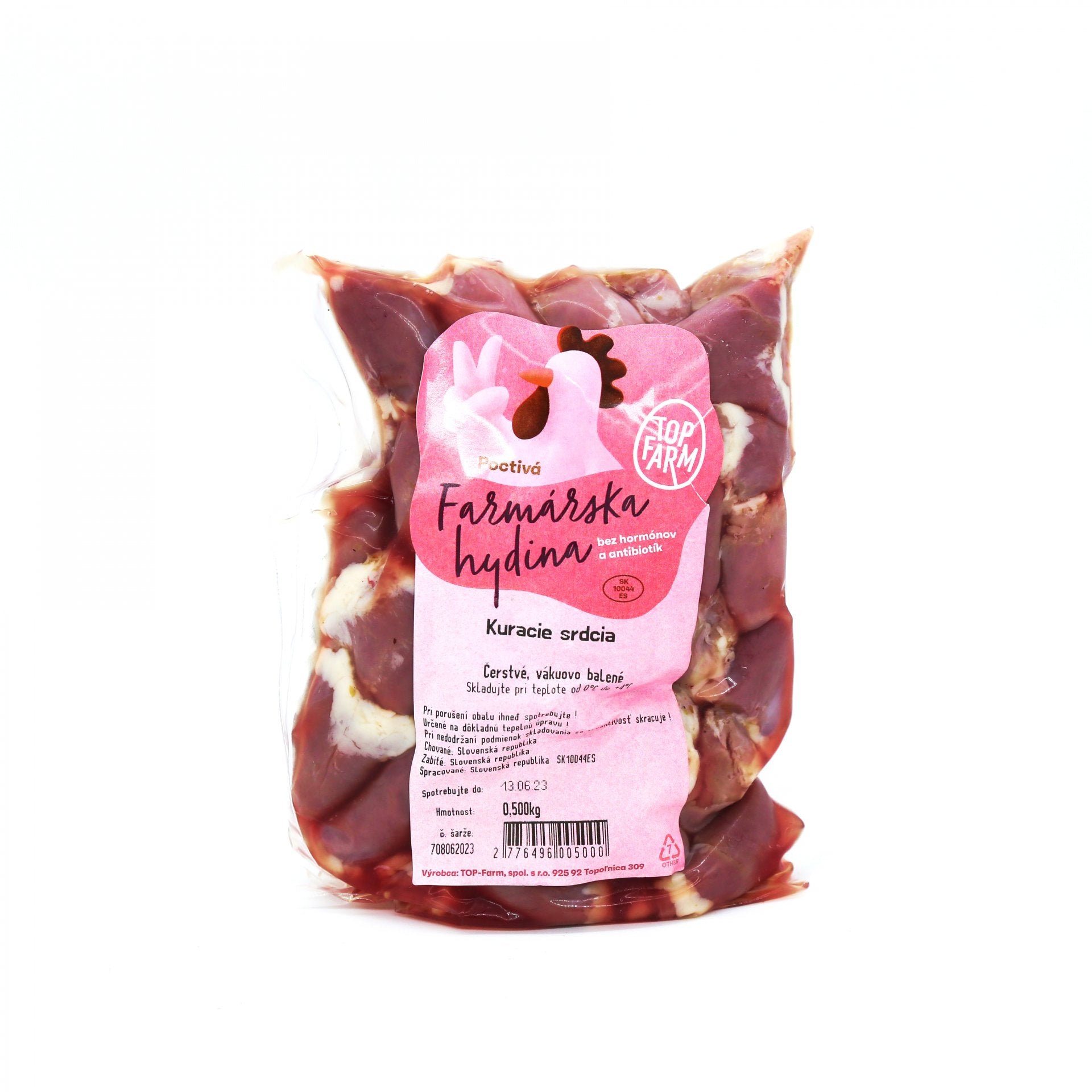 Kuracie srdcia. kg