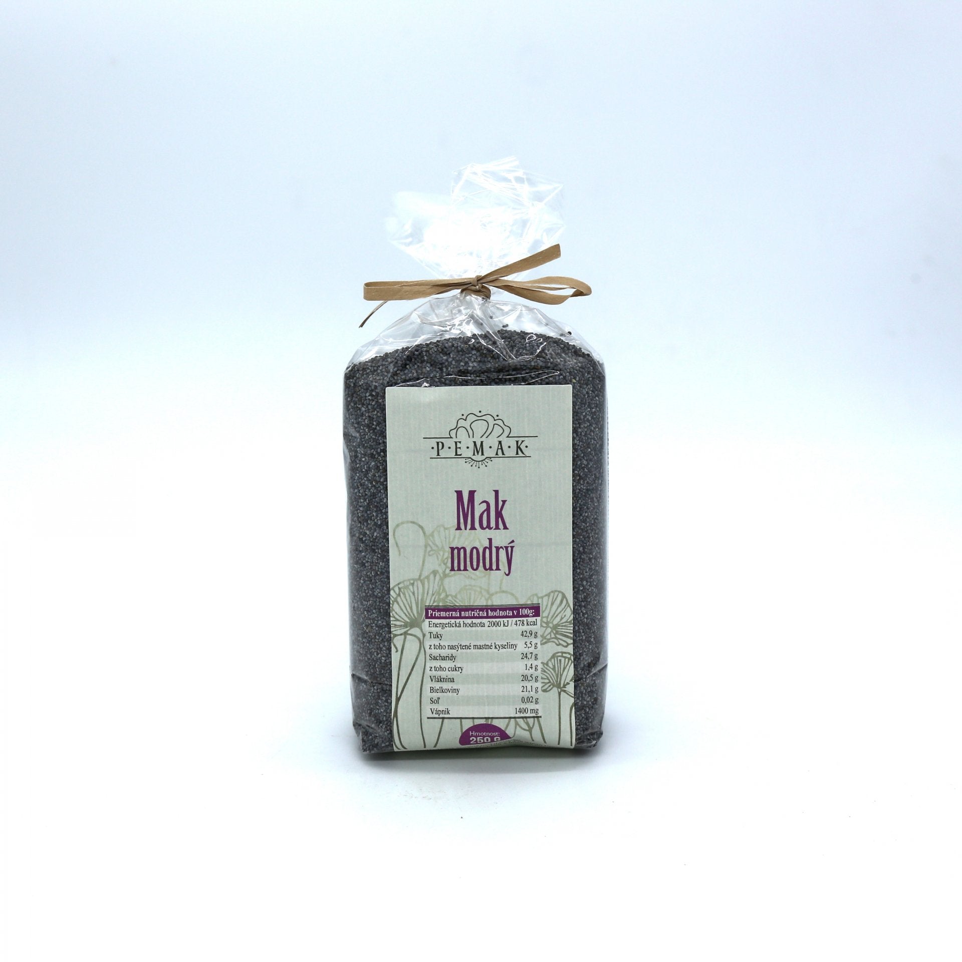 Mak siaty modrý 250g.