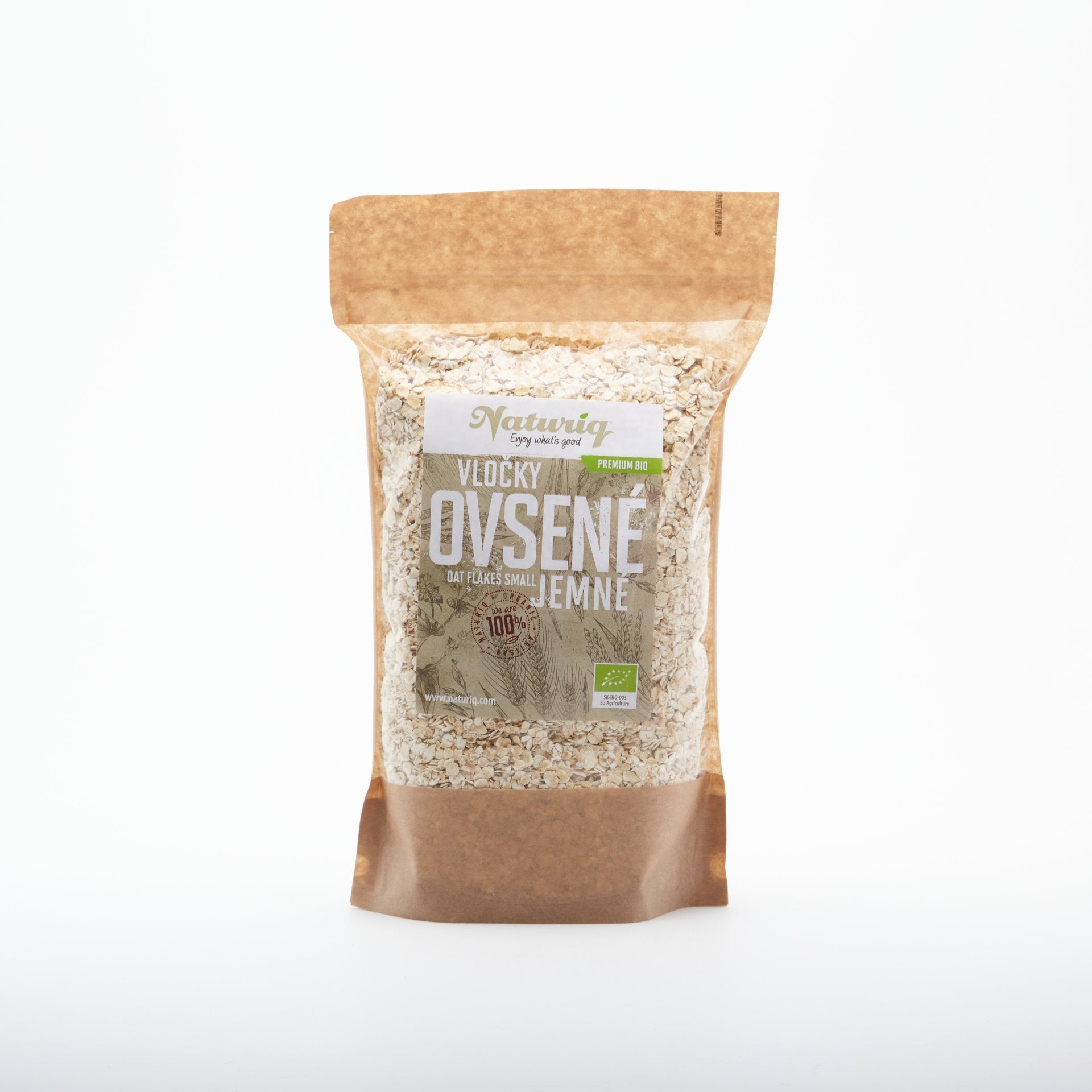 BIO Ovsené vločky jemné 500g.