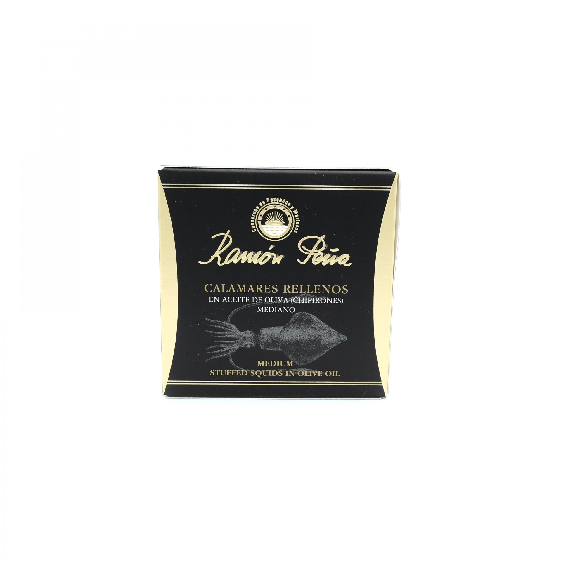 Plnené kalmáre Chipirones v oleji 110g.