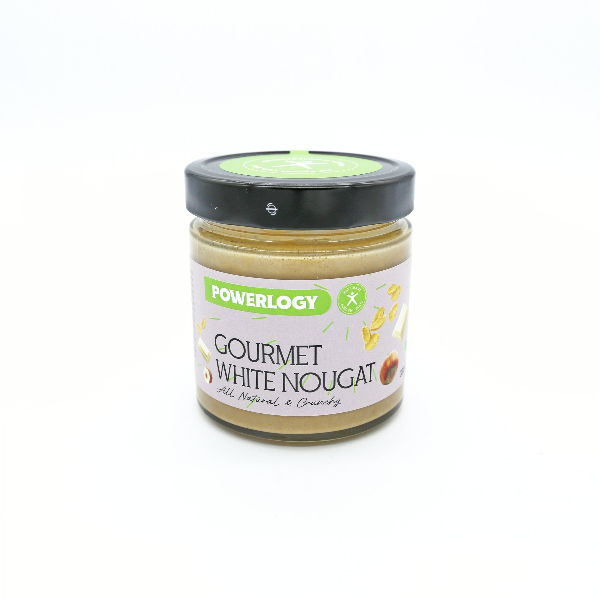Powerlogy Gourmet White Nougat 330g.
