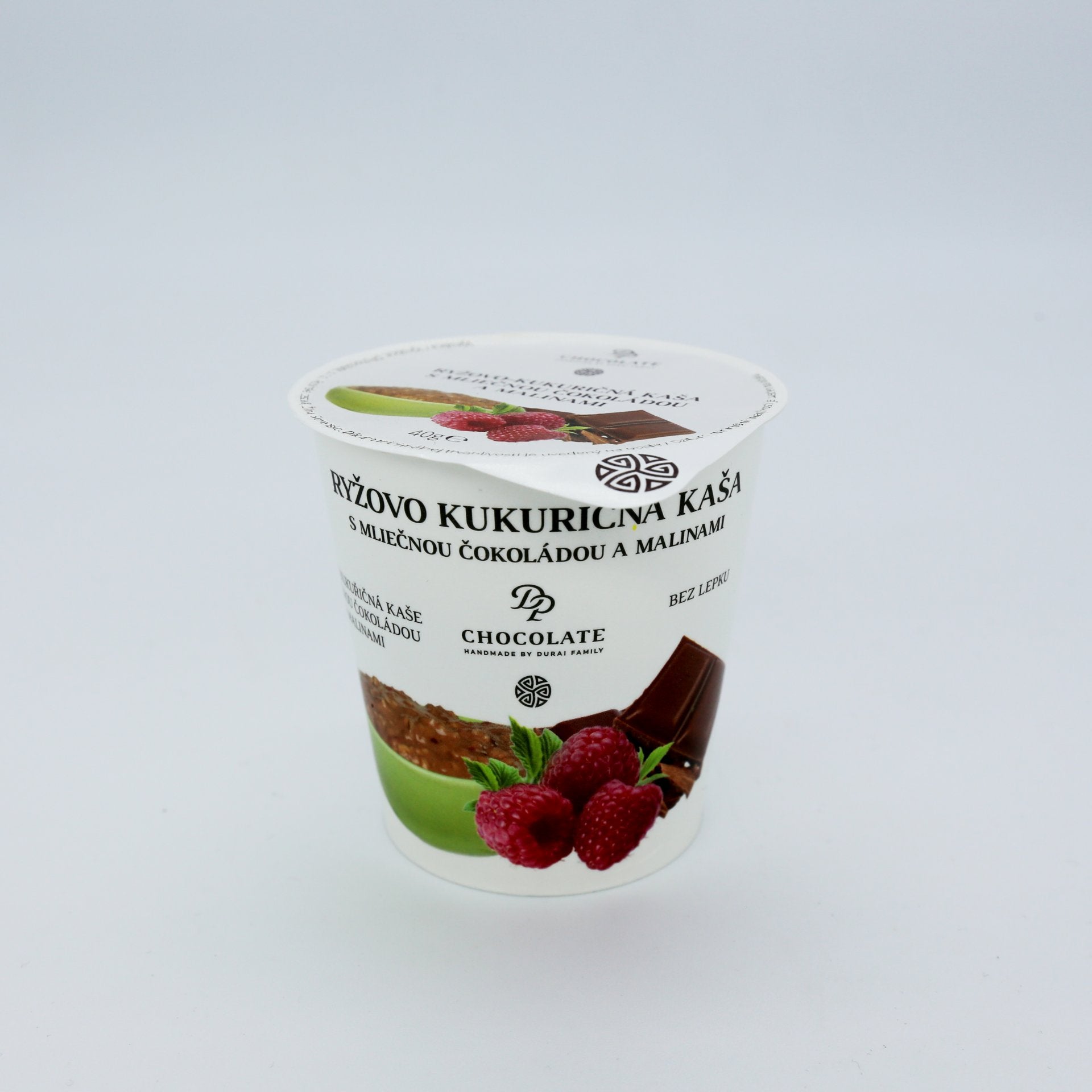 Ryžovo kukuričná kaša malina 40g.