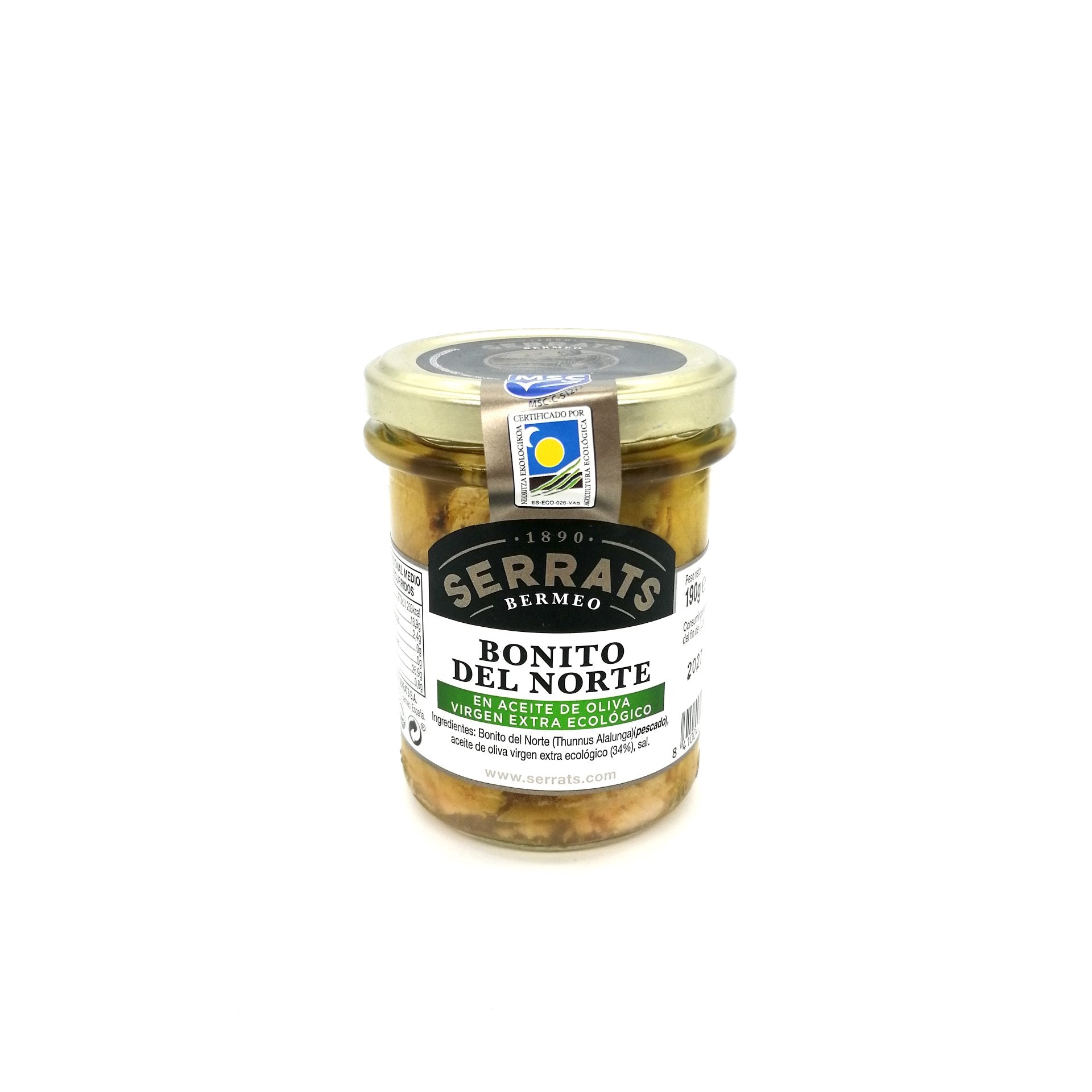 SERRATS MSC Tuniak biely v ECO,Bio 190g.
