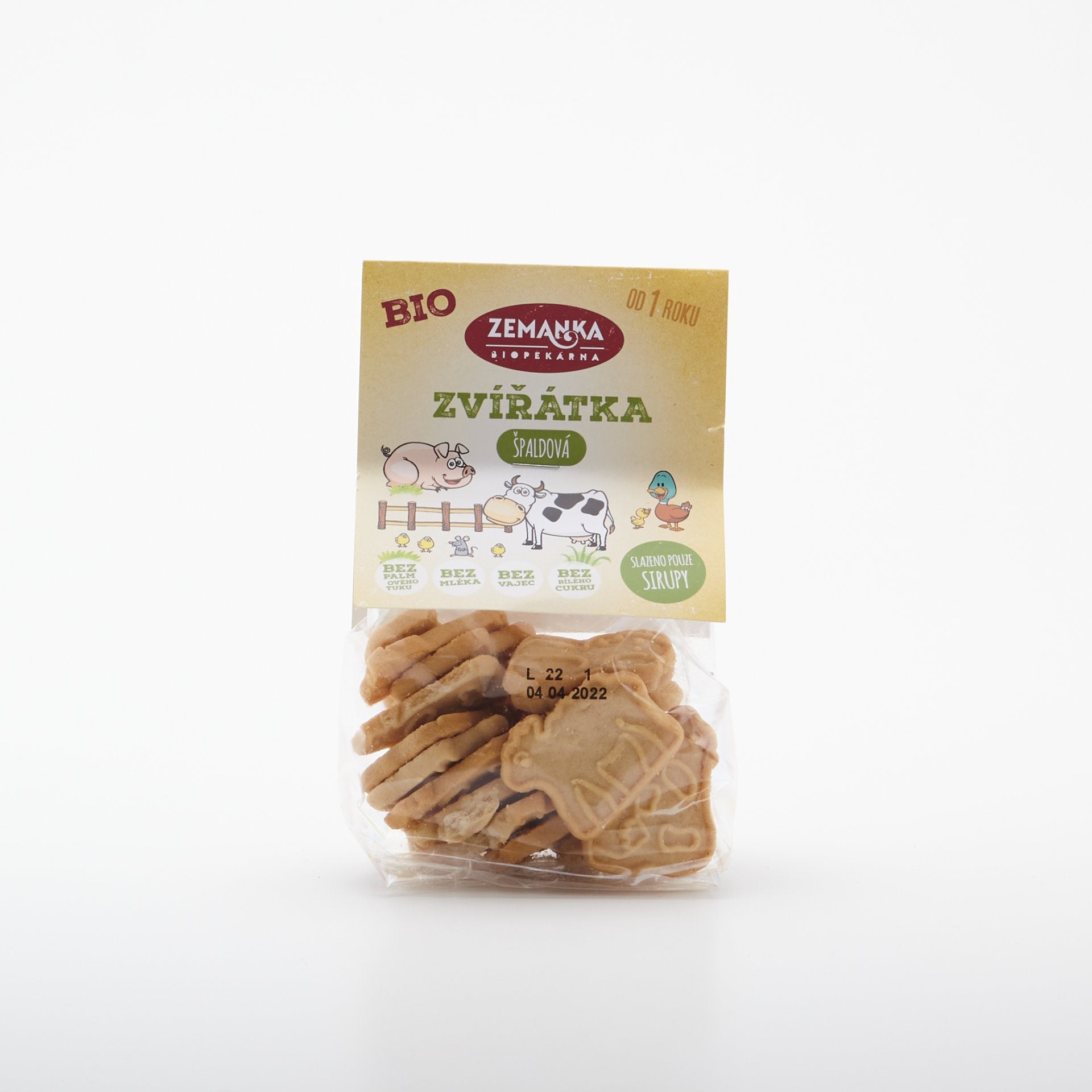 BIO Špaldové bio zvieratká 100g.