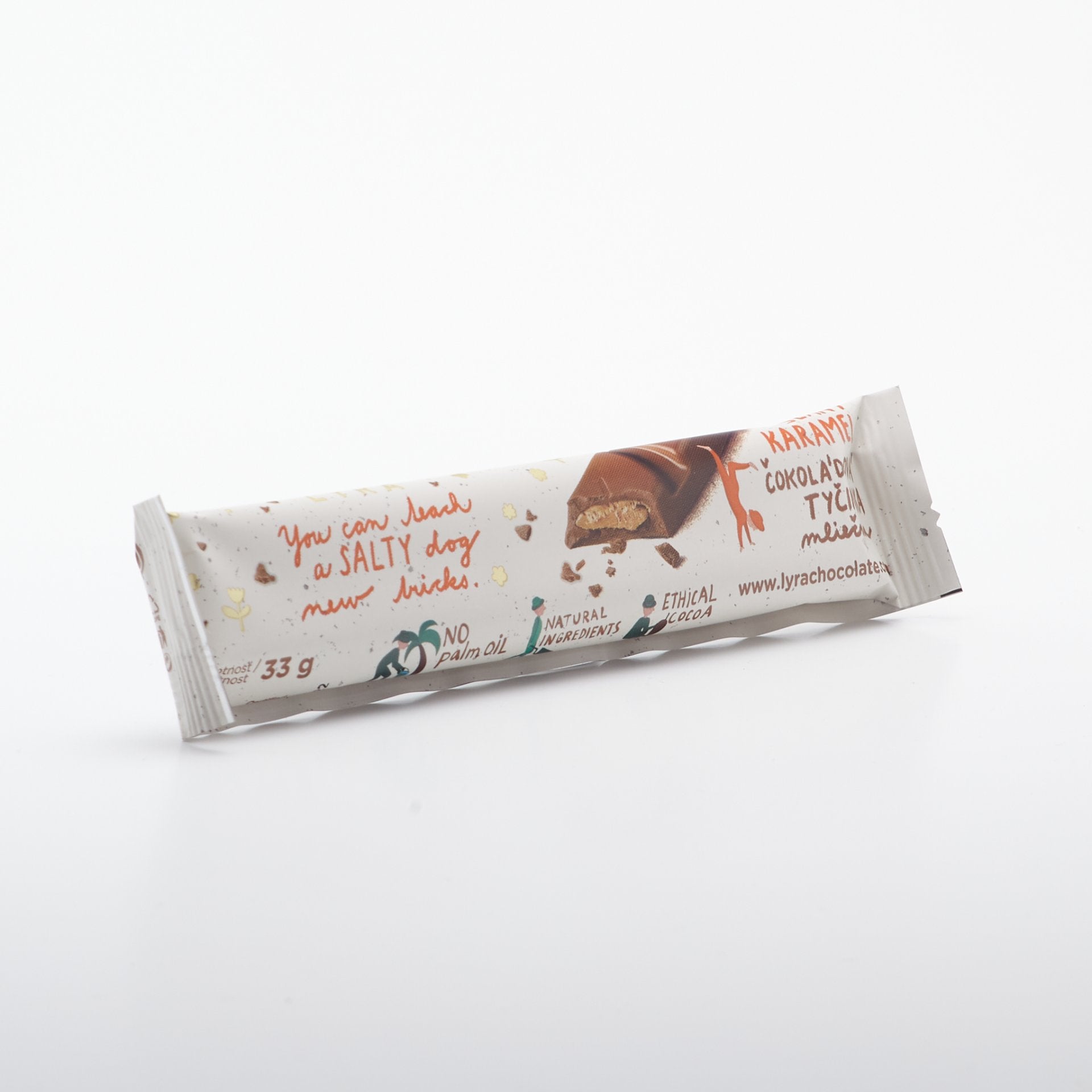 Tyčinka slaný karamel 33g.